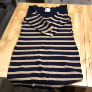 Striped sweater dress